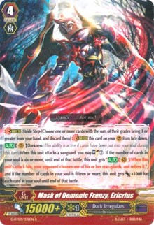 Mask of Demonic Frenzy, Ericrius (G-BT07/038EN) [Glorious Bravery of Radiant Sword]