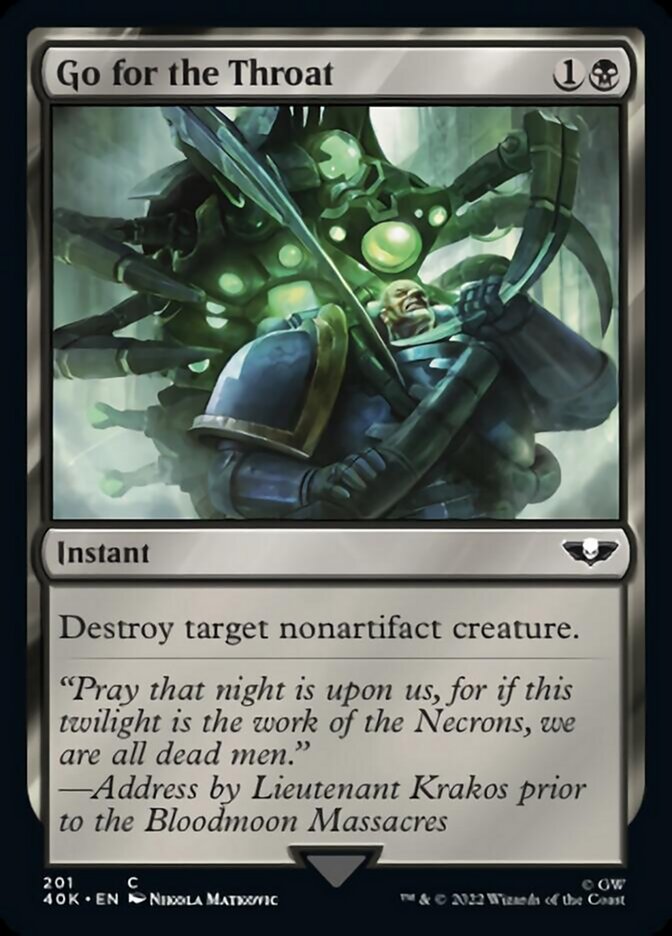 Go for the Throat [Warhammer 40,000]