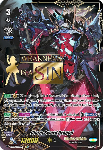Claret Sword Dragon (V-EB12/SSR01EN) [Team Dragon's Vanity]