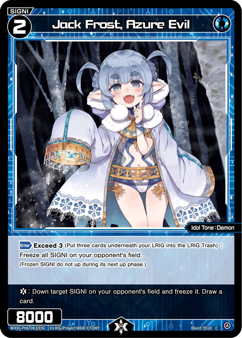 Jack Frost, Azure Evil (WXDi-P06-063[EN]) [Welcome Back Diva: selector]