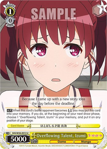 Overflowing Talent, Izumi [Saekano: How to Raise a Boring Girlfriend]