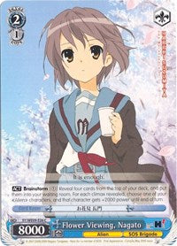 Flower Viewing, Nagato (SY/WE09-E26) [The Melancholy of Haruhi Suzumiya Extra Booster]