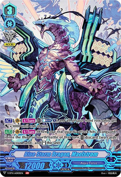 Blue Storm Dragon, Maelstrom (V-BT11/ASR01EN) [Storm of the Blue Cavalry]