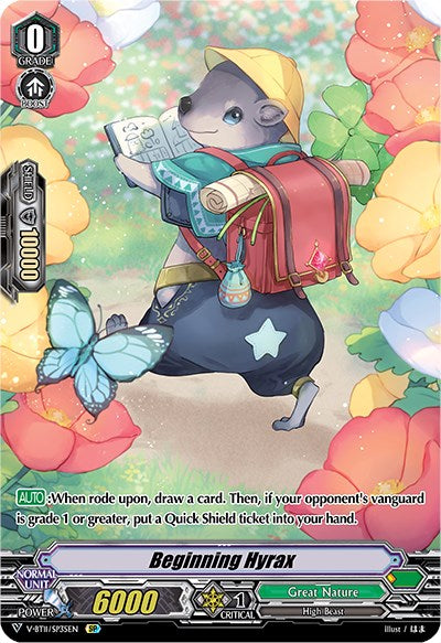 Beginning Hyrax (V-BT11/SP35EN) [Storm of the Blue Cavalry]