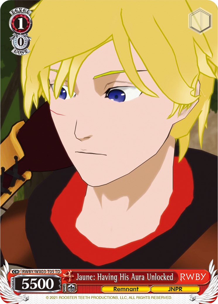 Jaune: Having His Aura Unlocked (RWBY/WX03-T05 TD) [RWBY]