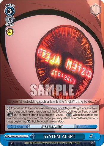 SYSTEM ALERT [Sword Art Online Animation 10th Anniversary]